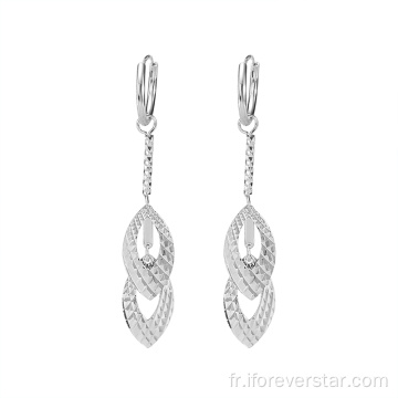 Girls Boucles d&#39;oreilles 925 Boucles d&#39;oreilles élégantes Silver Femmes